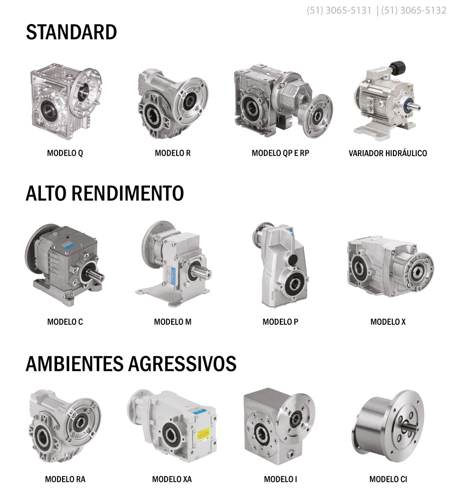 Redutores de velocidade